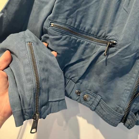 Free People Lightweight Knock Out Siren lightweight Bomber Jacket - Picture 8 of 13